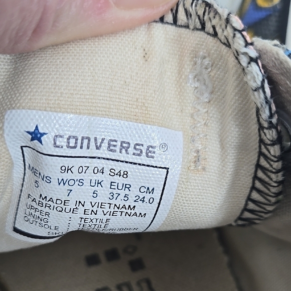 Converse Multicolor Graphic Athletic Shoes - Picture 7 of 7